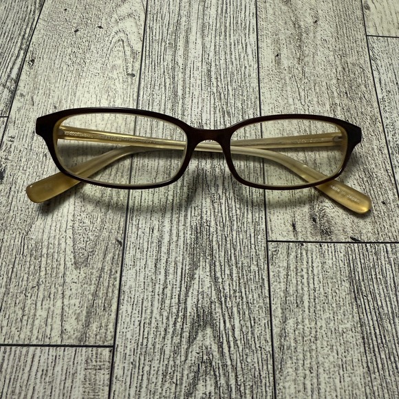 New Authentic Oliver Peoples Maria MN Eyeglass Frames Brown 51-16mm 135‎ Japan - Picture 1 of 7